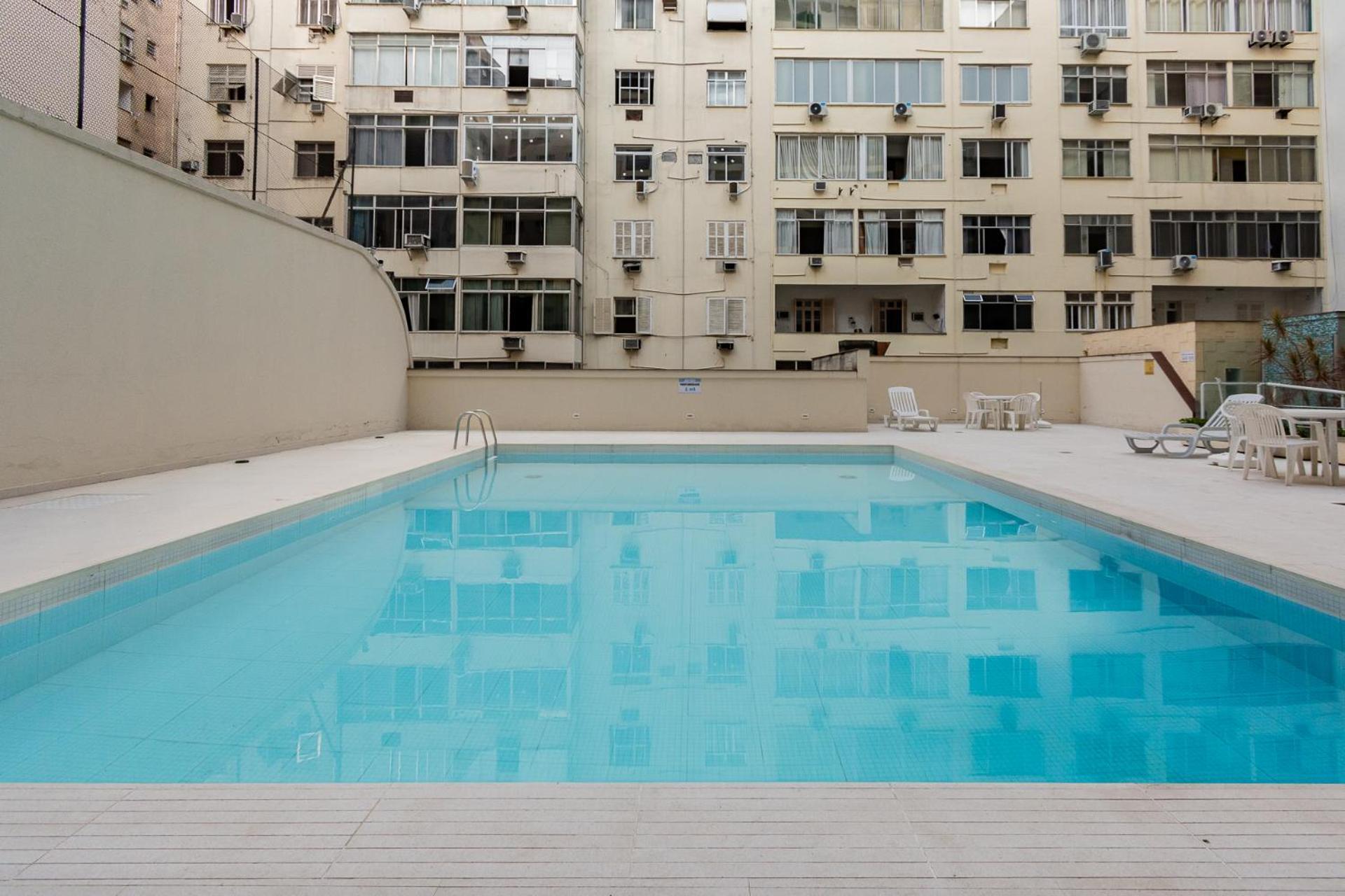 Flat Posto 6 Com Piscina - Copacabana Rio de Janeiro Exterior photo
